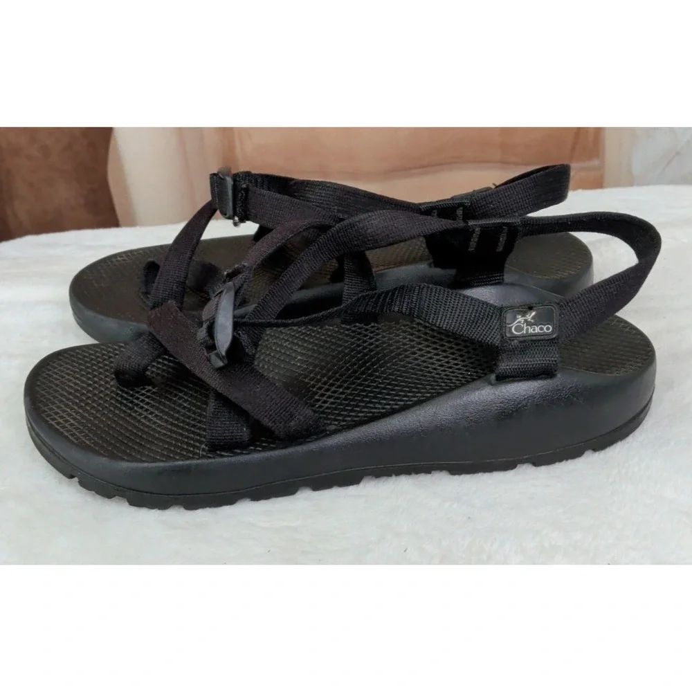 Chaco Black Sandals with Vibram Soles
